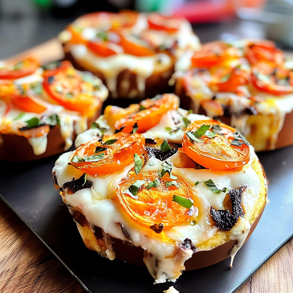 Mini Halloween Pizzas`