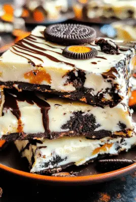 White Chocolate Halloween Oreo Bark Recipe