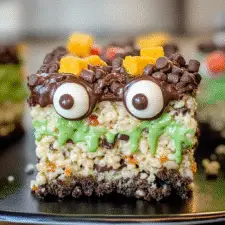Frankenstein Rice Krispie Treats