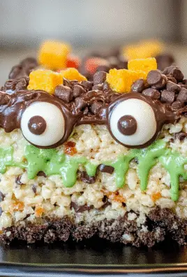 Frankenstein Rice Krispie Treats Recipe