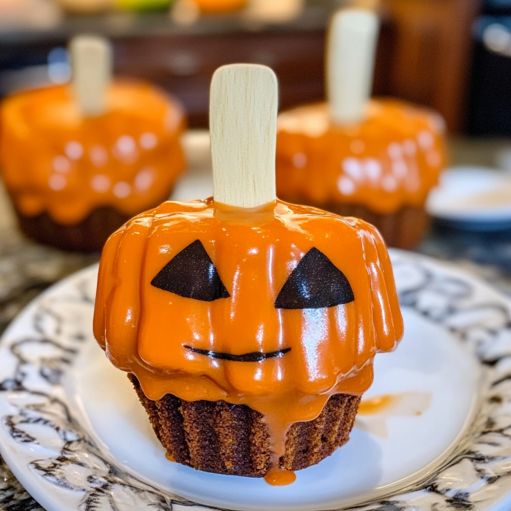 Halloween Apple Pops