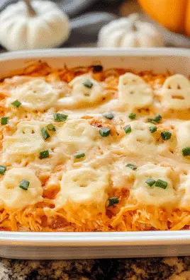 Halloween Buffalo Chicken Dip Recipe