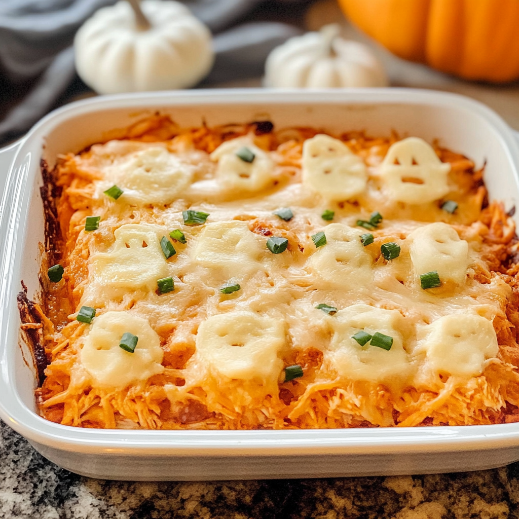 Halloween Buffalo Chicken Dip Recipe