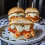 Halloween Chicken Parm Sliders