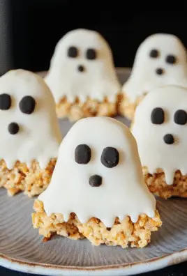 Rice Krispie Treat Ghosts – A Fun Halloween Recipe
