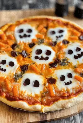 Vegan Ghost Pizza
