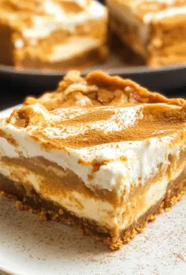 Swirled Pumpkin Cheesecake Bars Recipe
