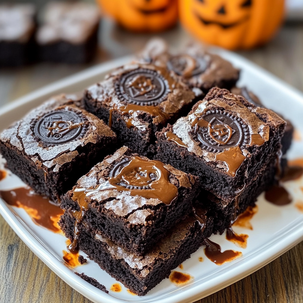 Halloween Oreo Brownies Recipe