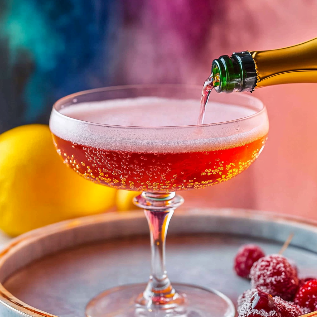 Vampire’s Kiss Champagne Cocktail Recipe