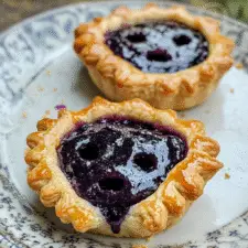 Vegan Blueberry Ghost Hand Pies