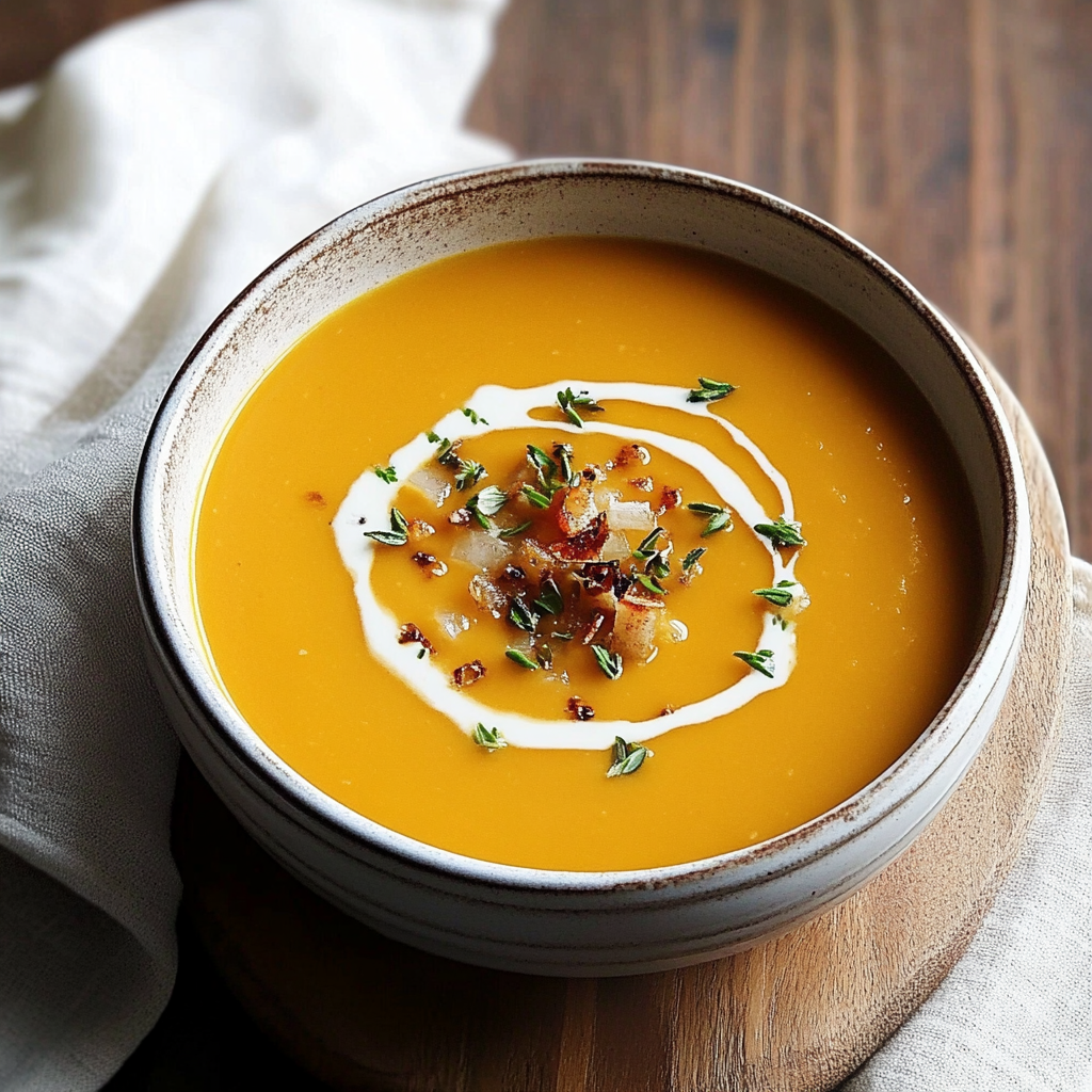 Roasted Butternut Squash Soup Recipe