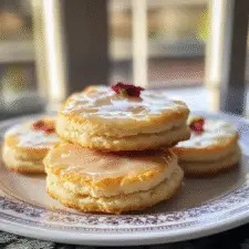 Easy Rosewater Biscuits