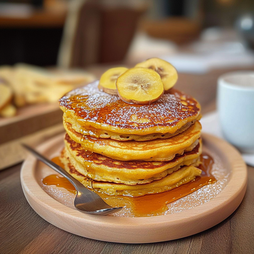 Fluffy Sweet Potato Pancakes Recipe