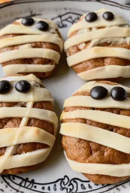 Halloween Mummy Cookies
