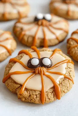 Halloween Peanut Butter Spider Cookies Recipe