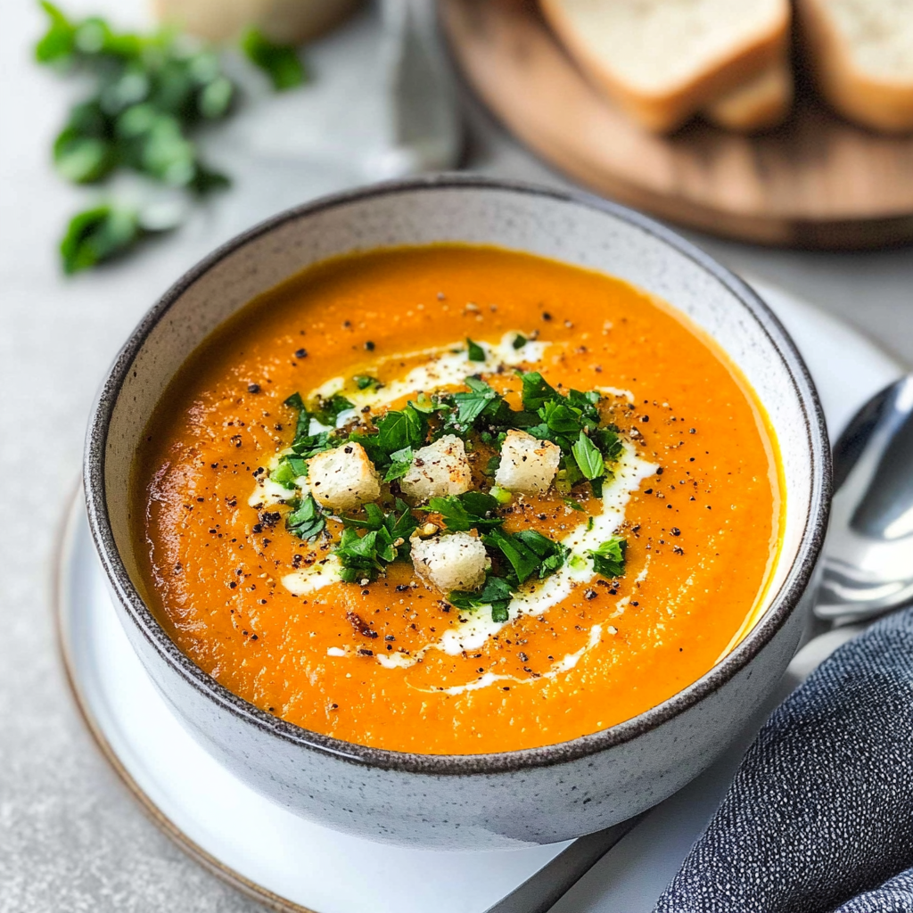 Creamy Carrot Soup Recipe