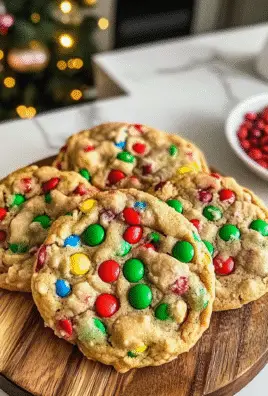 Christmas M&M Cookies Recipe