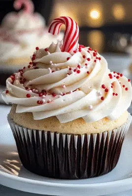 White Chocolate Peppermint Cupcakes Recipe