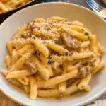 French Onion Soup Pasta with Gruyère