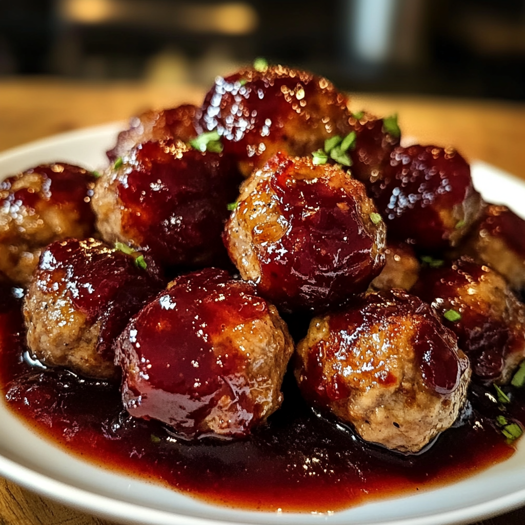 Christmas Cranberry Meatballs